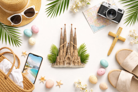 Descubre los mejores planes para Semana Santa en Barcelona 2026. Eventos, procesiones en el Gótico, horarios de museos, transporte y dónde comer la mejor Mona de Pasqua en la ciudad condal.