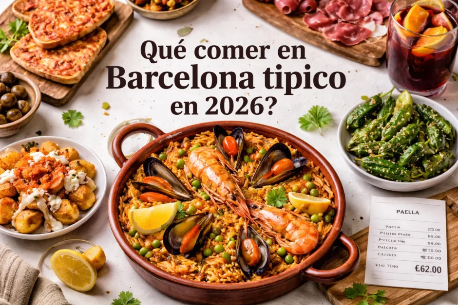 Qué comer en Barcelona 2026? Platos, precios y lugares