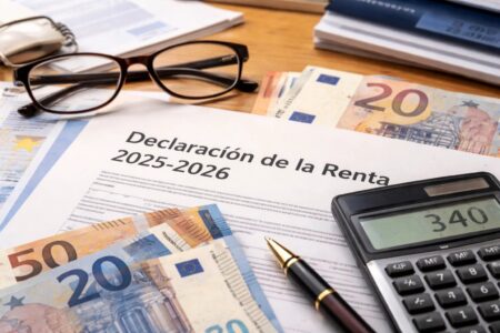 Todo sobre la Declaración de la Renta 2025-2026. Conozca las fechas clave, la nueva deducción de 340€ para el SMI, plazos en el País Vasco y Navarra, y cómo evitar multas de Hacienda este año.