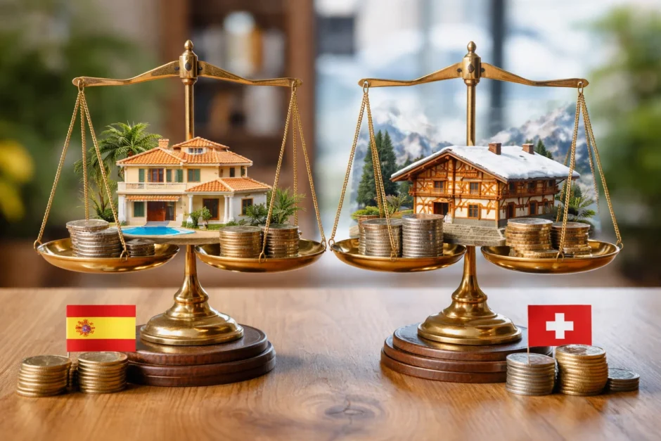¿España o Suiza? Dónde es más caro vivir en 2026