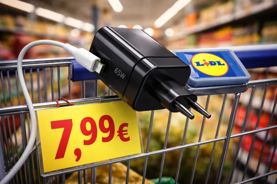 Cargador Lidl 7,99€: Carga rápida de 35 W y doble USB