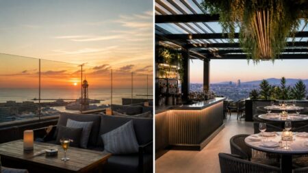 Barcelona en mayo ofrece rooftop bars con vistas al mar, Port Vell y atardeceres urbanos: guía útil para elegir terrazas, horarios y ambiente.