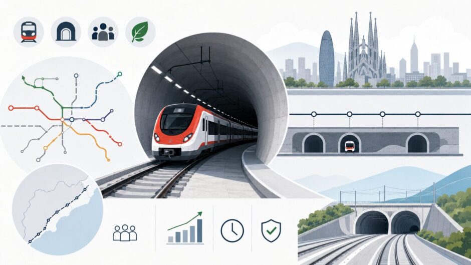 El AMB reabre el debate sobre un tercer túnel de Rodalies bajo la Diagonal. Expertos alertan de la saturación de Passeig de Gràcia y Plaça Catalunya y piden una solución para 2050.